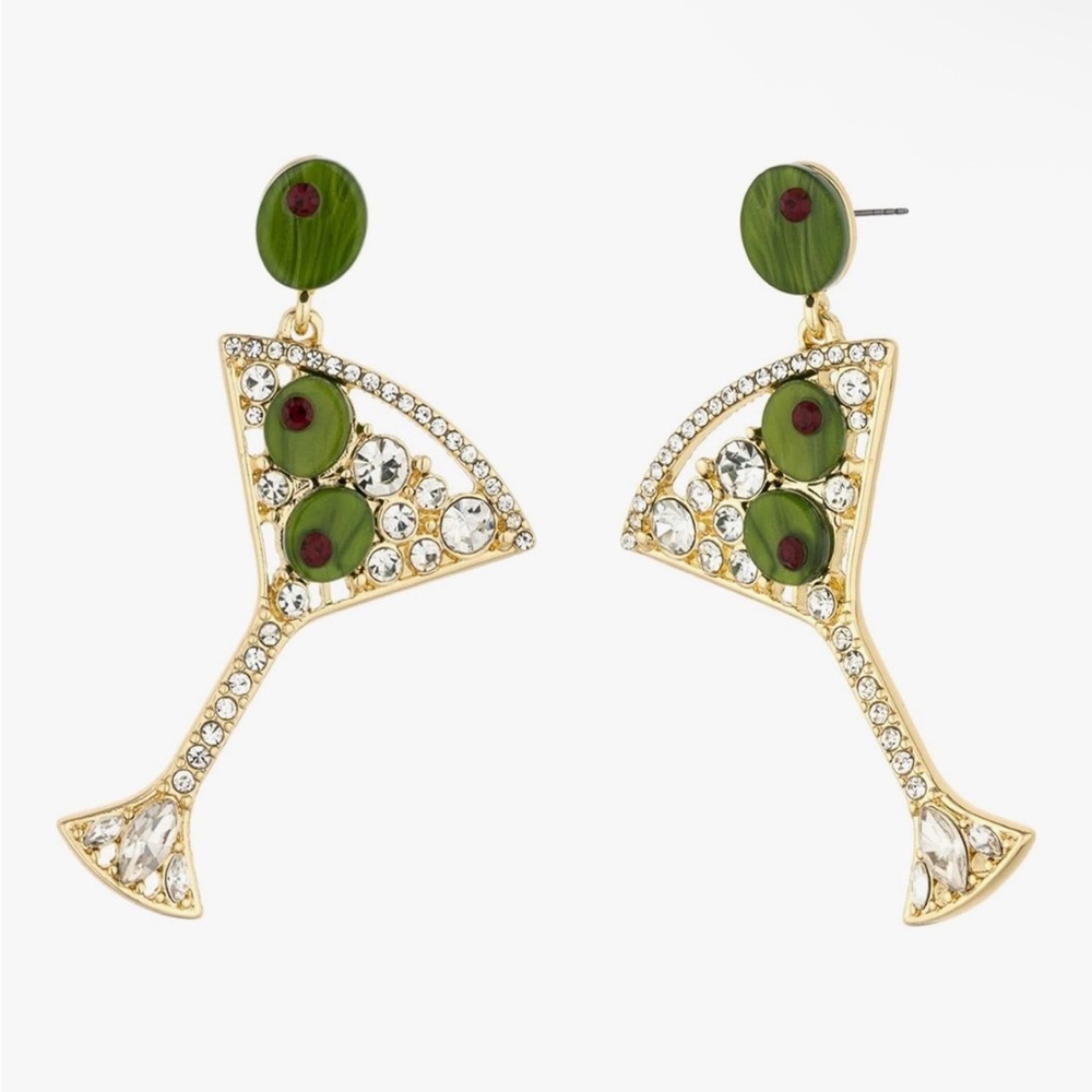 Martini Glass Cocktail Earrings - Women Jewelry